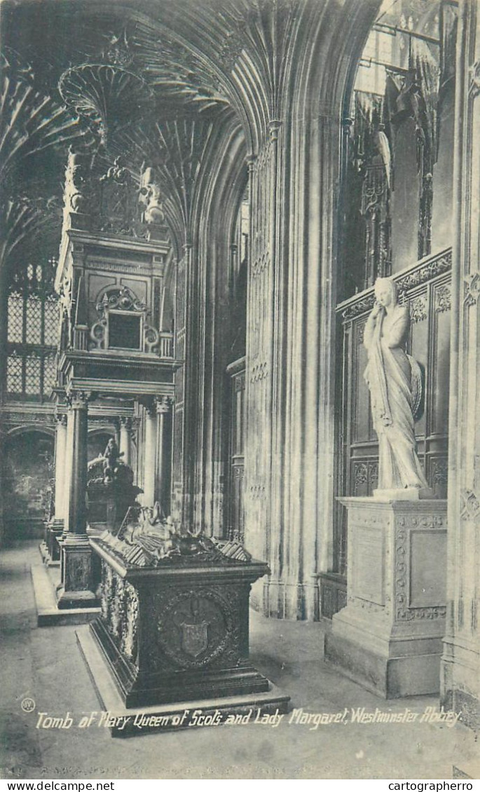 Postcard UK England London > Westminster Abbey Tomb Of Mary Queen - Westminster Abbey