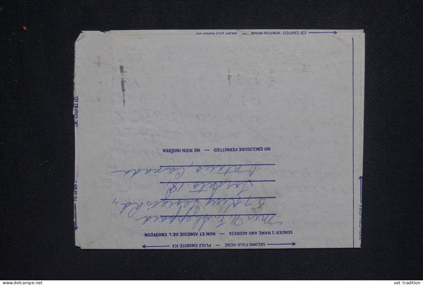 CANADA - Aérogramme De Toronto Pour Paris En 1953  - L 143548 - 1903-1954 Rois