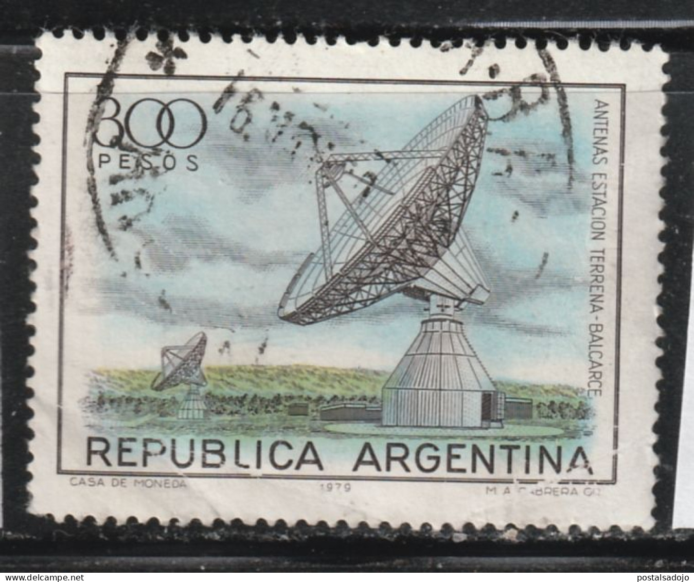 ARGENTINE 1589 //  YVERT  1215  // 1980 - Used Stamps