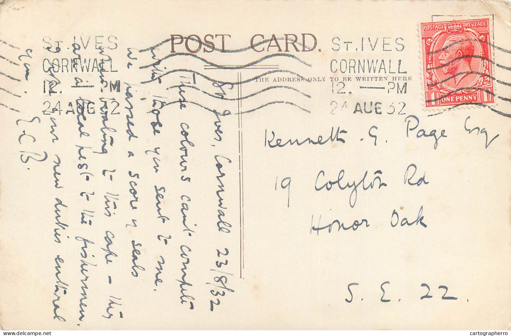 Postcard United Kingdom > England Cornwall St.Ives - St.Ives