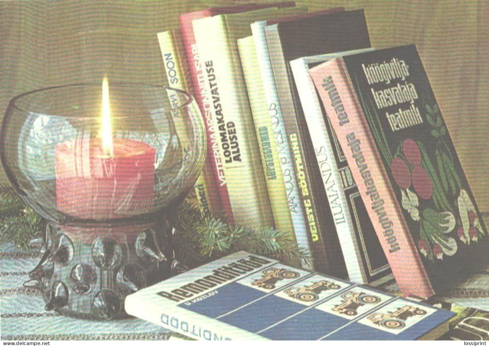 Books On Postcard, Candle, 1981 - Autres & Non Classés