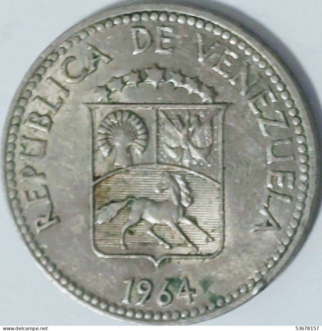 Venezuela  - 5 Céntimos 1964, Y# 38.2 (#2395) - Venezuela