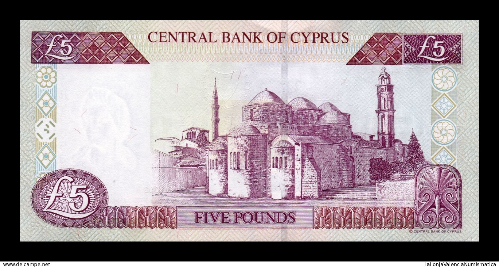 Chipre Cyprus 5 Pounds 2003 Pick 61b Sc Unc - Chipre