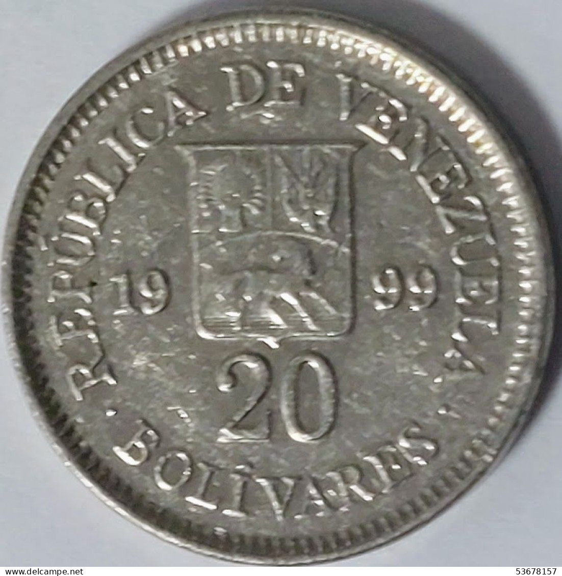 Venezuela  - 20 Bolivares 1999, Y# 76.2 (#2400) - Venezuela