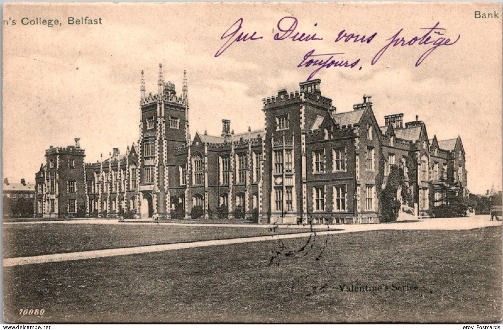 Queen’s College, Belfast, Northern Ireland 1904 - Antrim