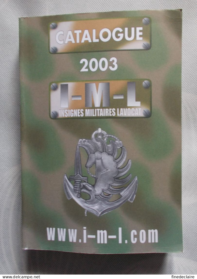 Catalogue - Insignes Militaires Lavocat 2003 - 1184 Pages - France