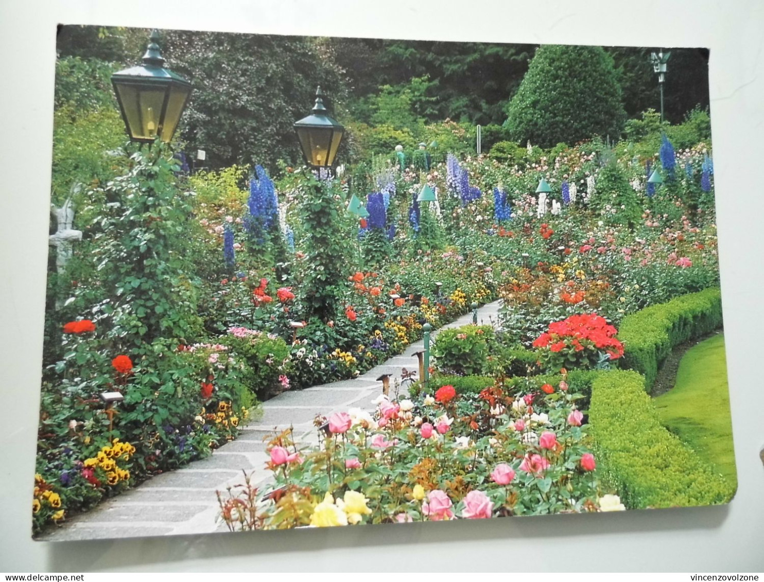 Cartolina Viaggiata "THE BUTCHART GARDENS Victoria B.C. Canada" 2000 - Victoria