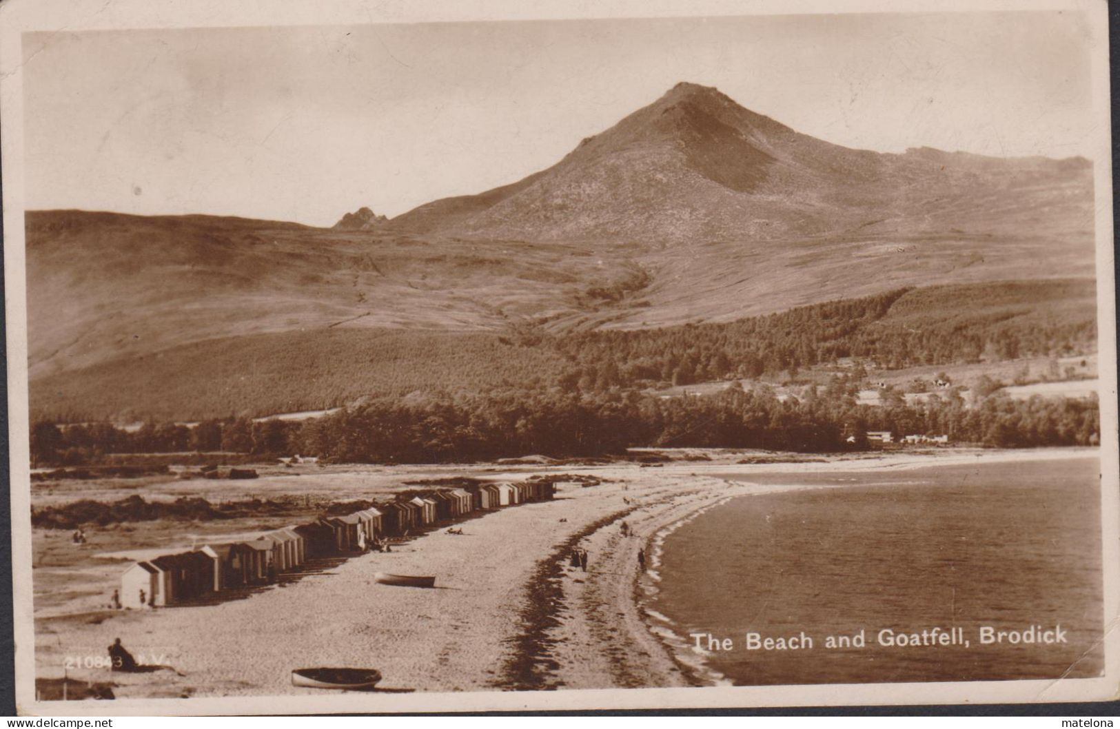 ROYAUME-UNI ECOSSE AYRSHIRE BRODICK THE BEACH AND GOATFELL - Ayrshire