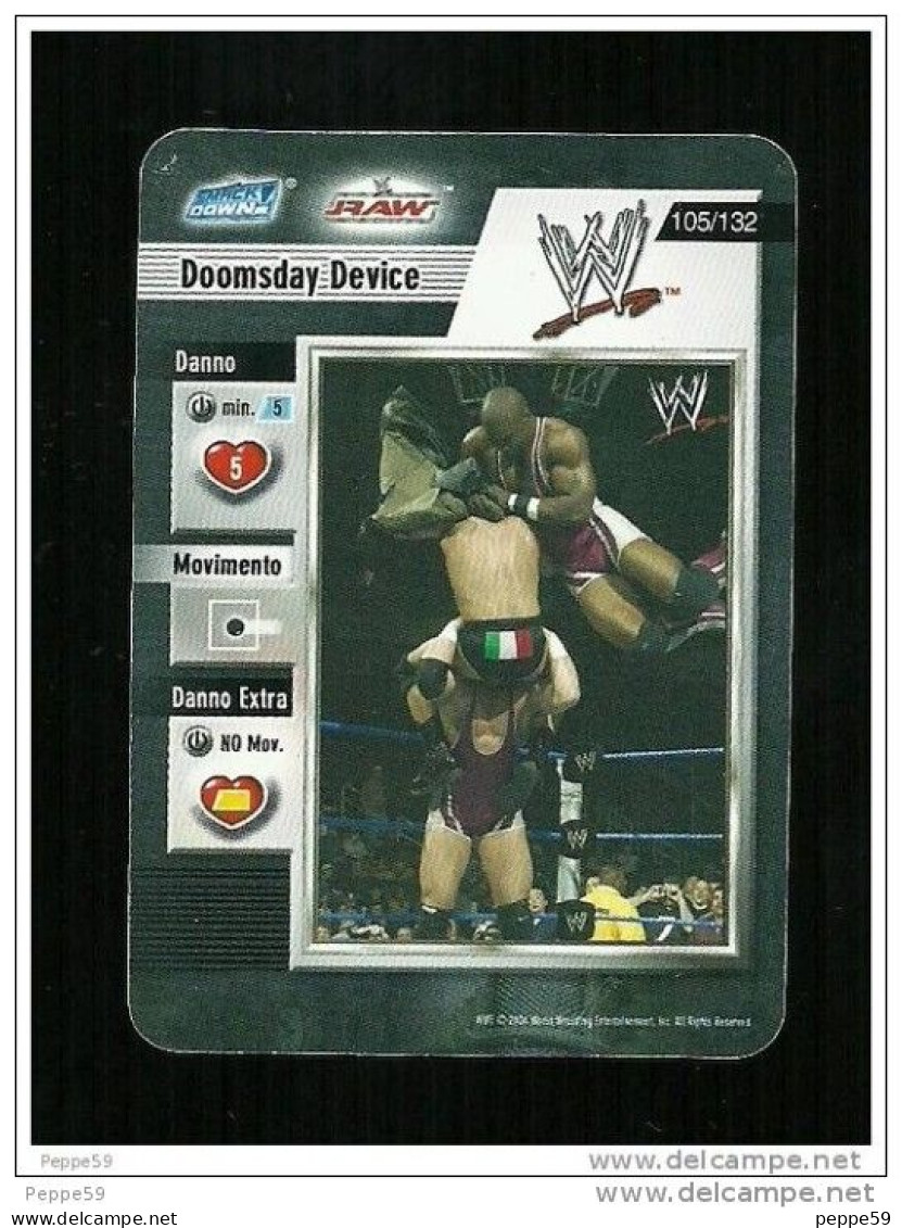 Figurina Wrestling - Card  105-132 - Tarjetas