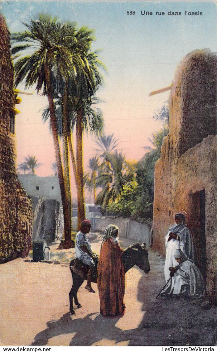 AFRIQUE - Une Rue Dans L'Oasis - Carte Postale Ancienne - Zonder Classificatie