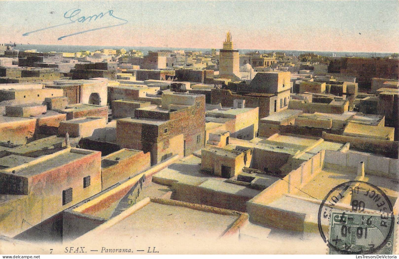 TUNISIE - Sfax - Panorama - Carte Postale Ancienne - Unclassified