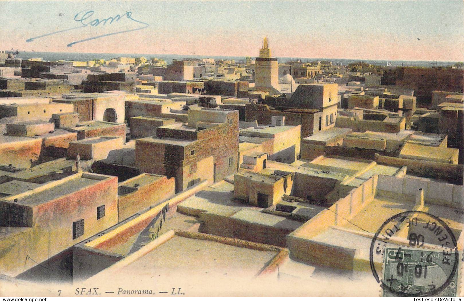 TUNISIE - Sfax - Panorama - Carte Postale Ancienne - Ohne Zuordnung