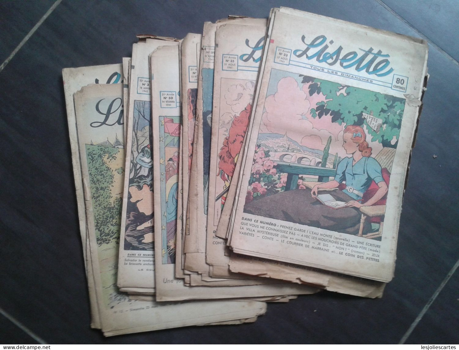 LOT DE REVUE S LISETTE 1941 1942 - Lisette