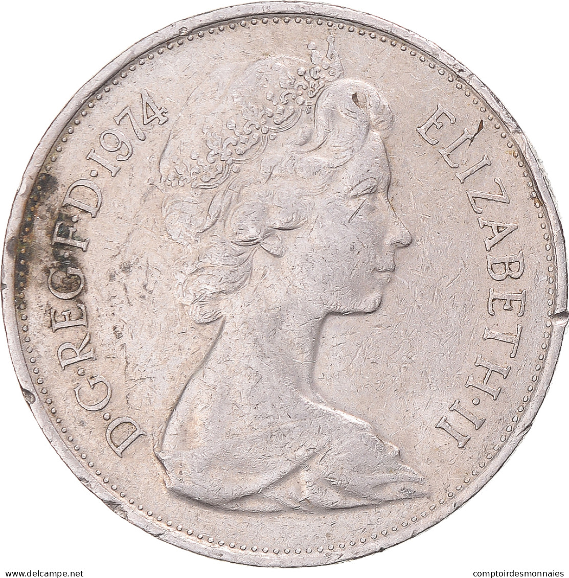 Monnaie, Grande-Bretagne, 10 New Pence, 1974 - 10 Pence & 10 New Pence