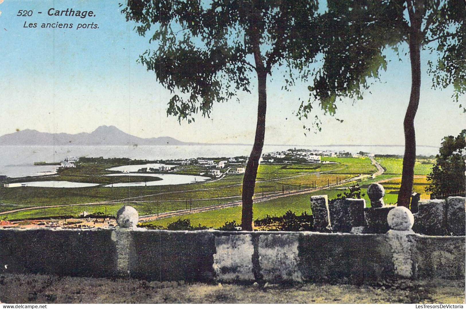 TUNISIE - Carthage - Les Anciens Ports - Carte Postale Ancienne - Tunesien