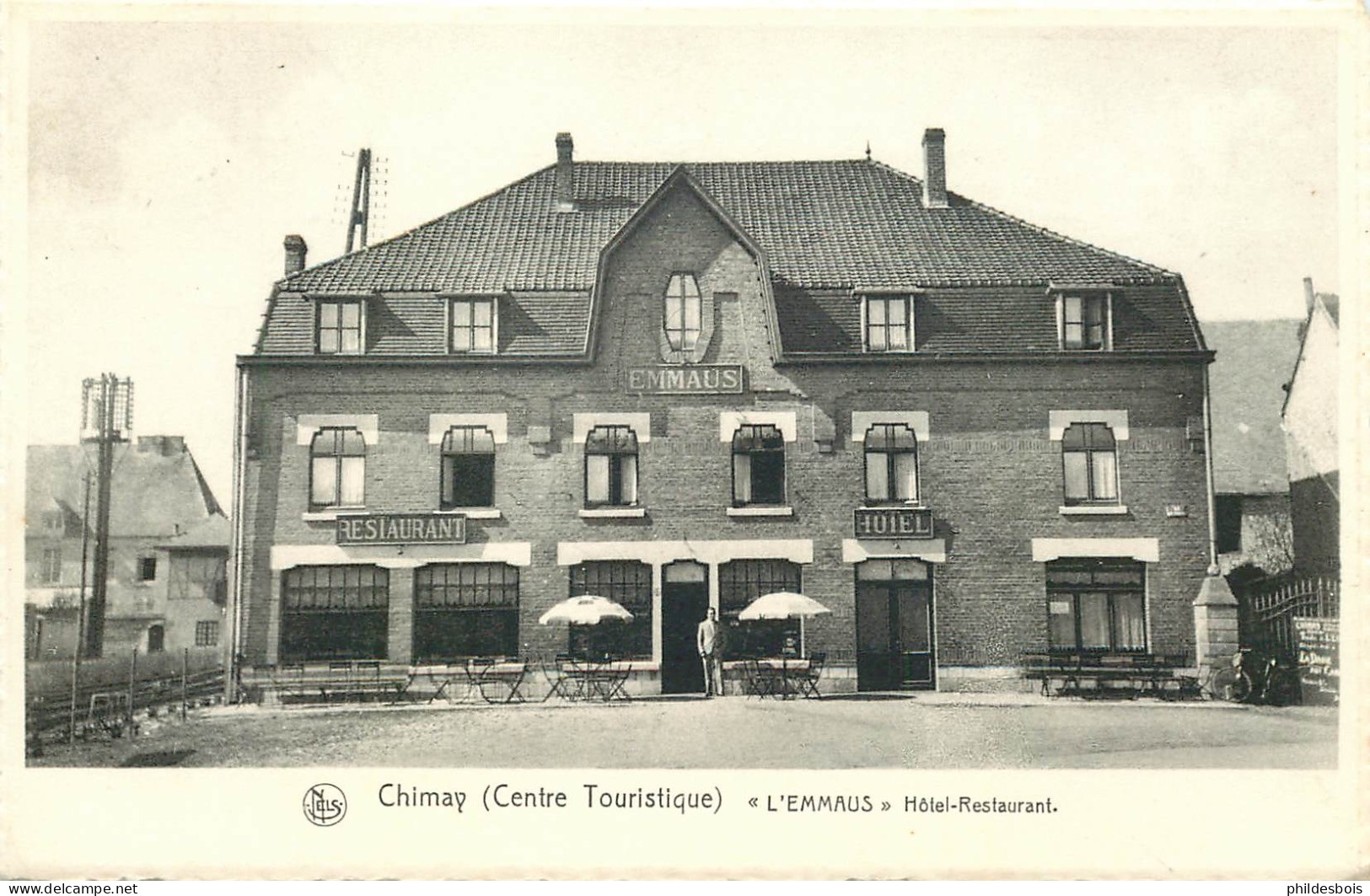 BELGIQUE  CHIMAY   " L'Emmaus  " Hotel / Restaurant - Chimay