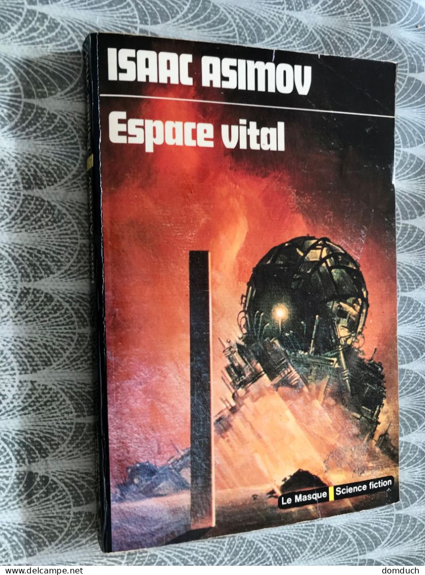 LE MASQUE S.F. 40  Espace Vital  Isaac ASIMOV E.O. 1976 - Le Masque SF