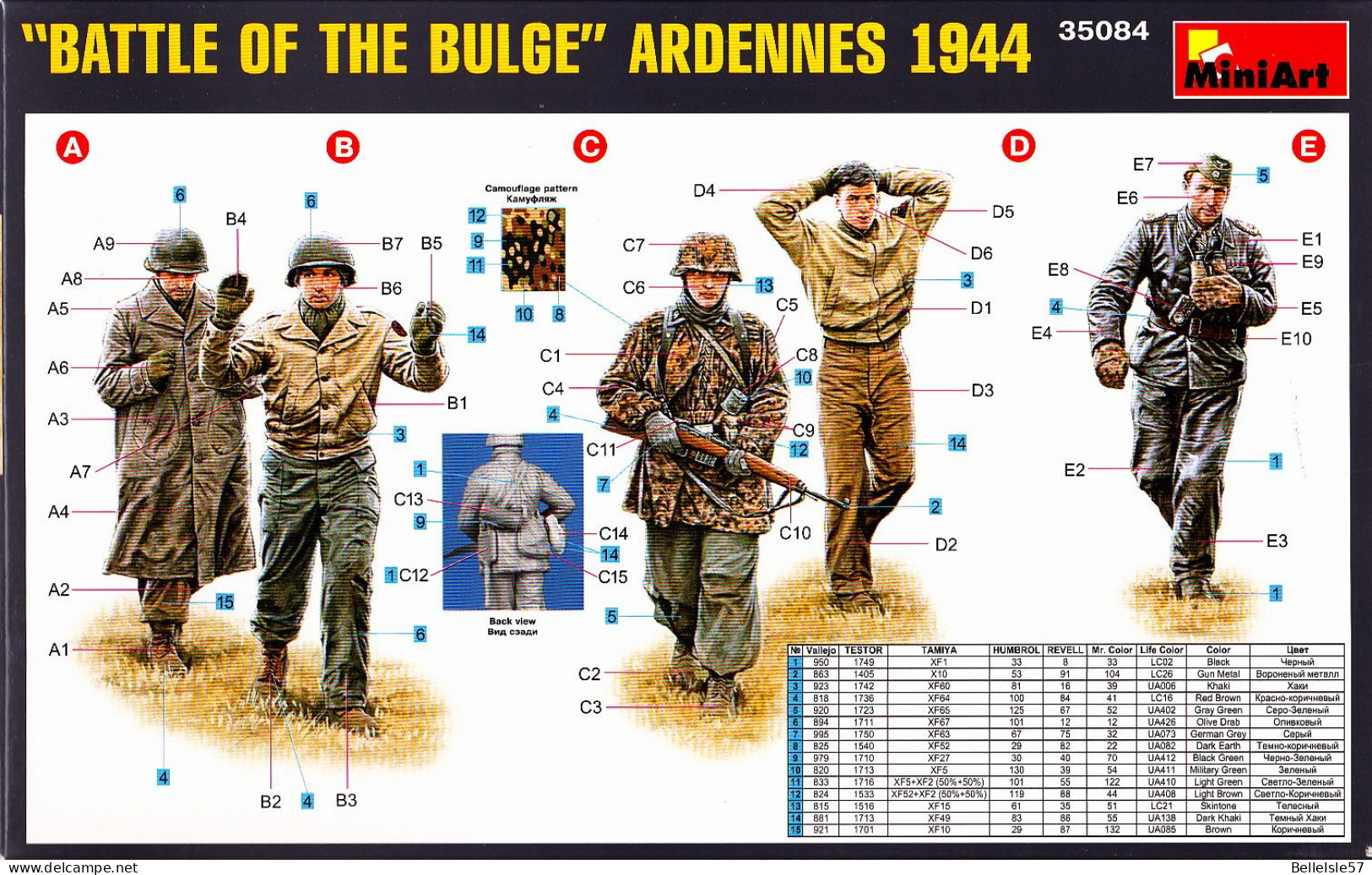 Figurines Miniart  - Battle Of The Bulge - Ardennnes 1944 - Prisonniers Américains -  1/35 - Figurine