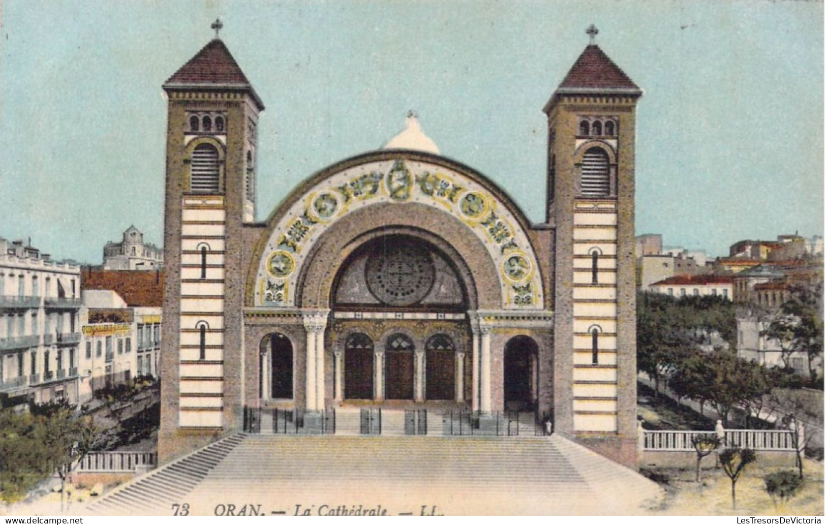 ALGERIE - Oran - La Cathédrale - Carte Postale Ancienne - Oran