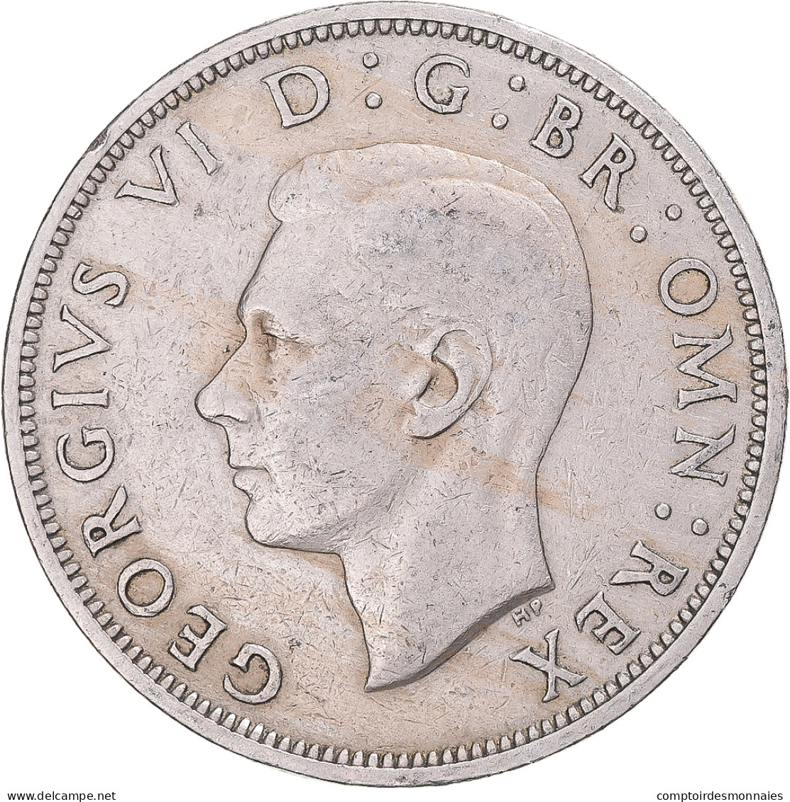 Monnaie, Grande-Bretagne, 1/2 Crown, 1948 - K. 1/2 Crown