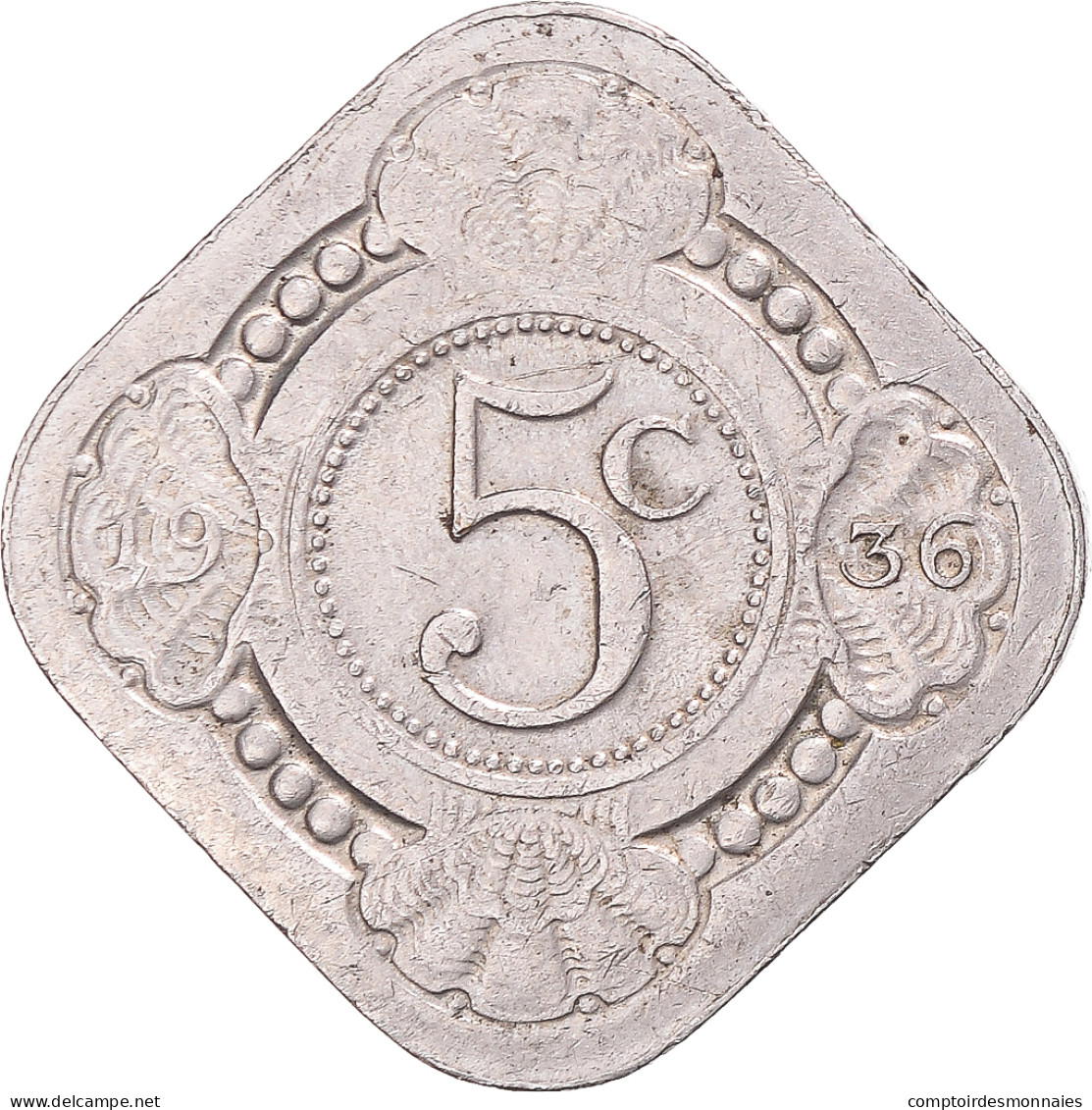 Monnaie, Pays-Bas, 5 Cents, 1936 - 5 Cent