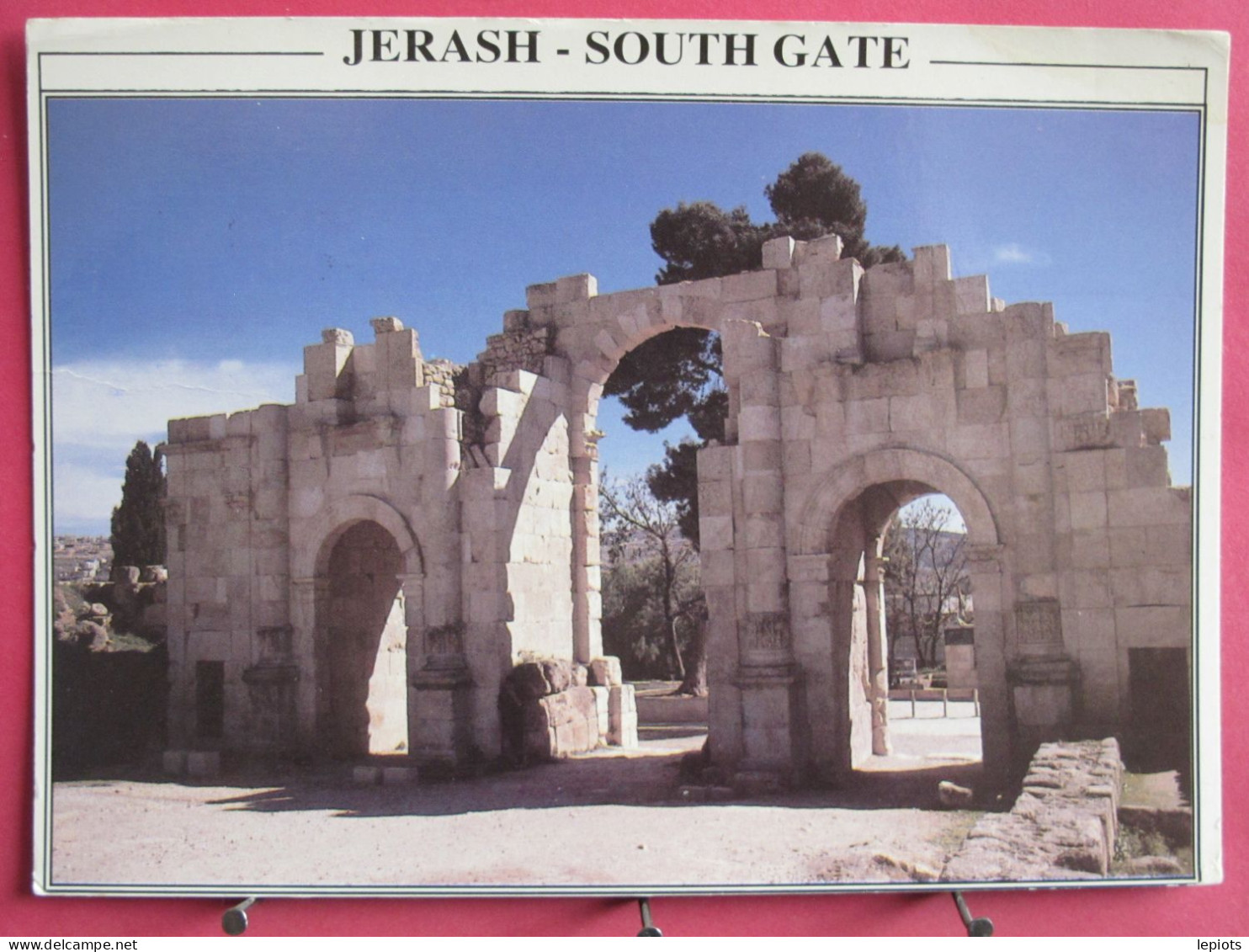 Visuel Très Peu Courant - Jordanie - Jerash - South Gate - Joli Timbre - R/verso - Jordanie