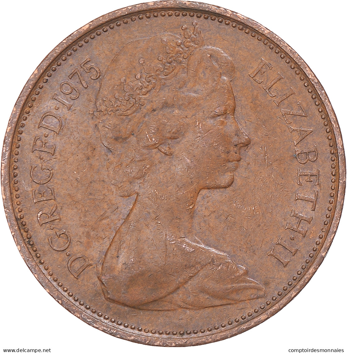 Monnaie, Grande-Bretagne, 2 New Pence, 1975 - 2 Pence & 2 New Pence