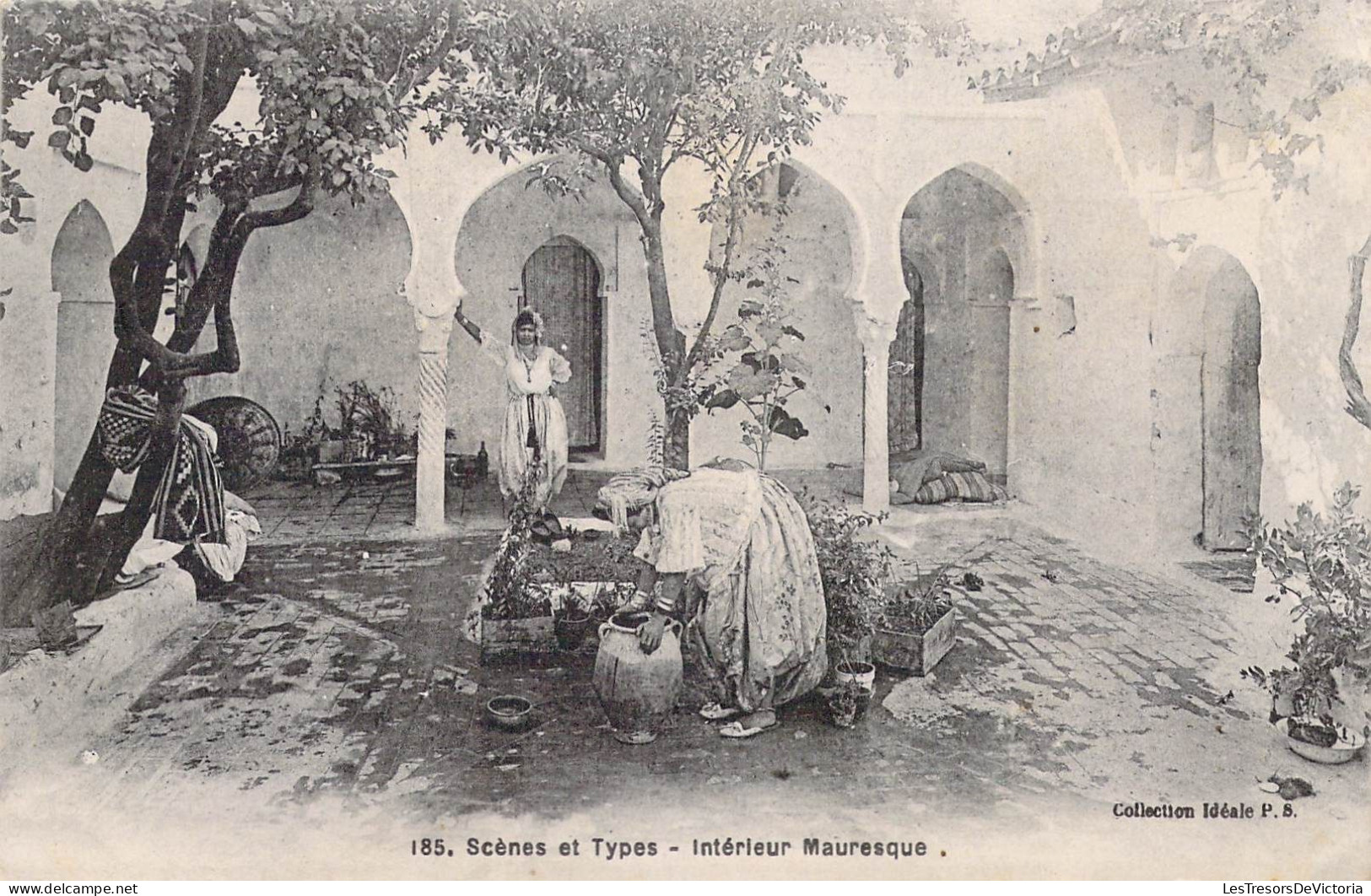 ALGERIE - Scènes Et Types - Intérieur Mauresque - Carte Postale Ancienne - Scenes