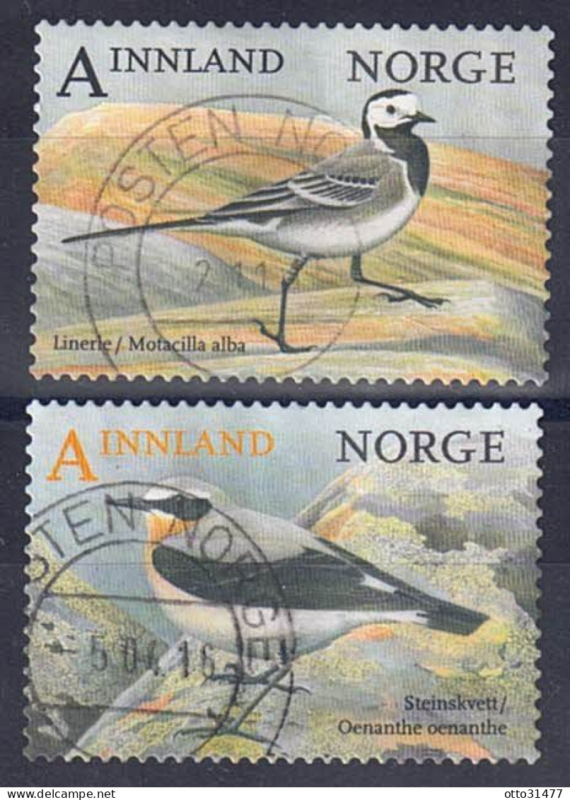 Norwegen 2015 - Vögel, Nr. 1895 - 1896, Gestempelt / Used - Usati
