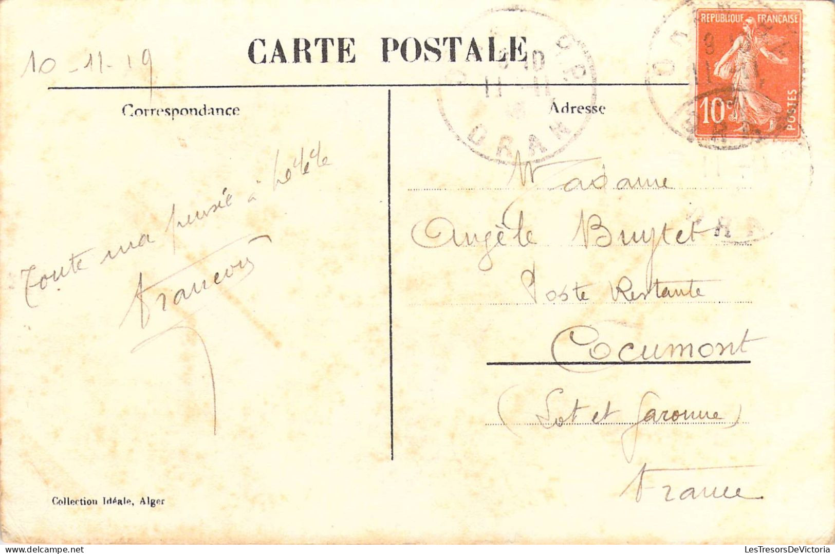 ALGERIE - Scènes Et Types - Caravane Dans Le Sud - Carte Postale Ancienne - Scenes