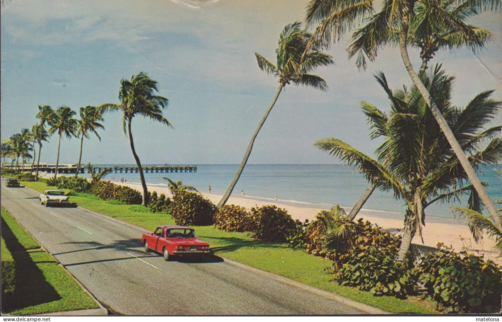 ETATS UNIS FL - FLORIDA PALM BEACH VIEW OF BEACH AS SEEN FROM OCEAN BOULEVARD - Palm Beach