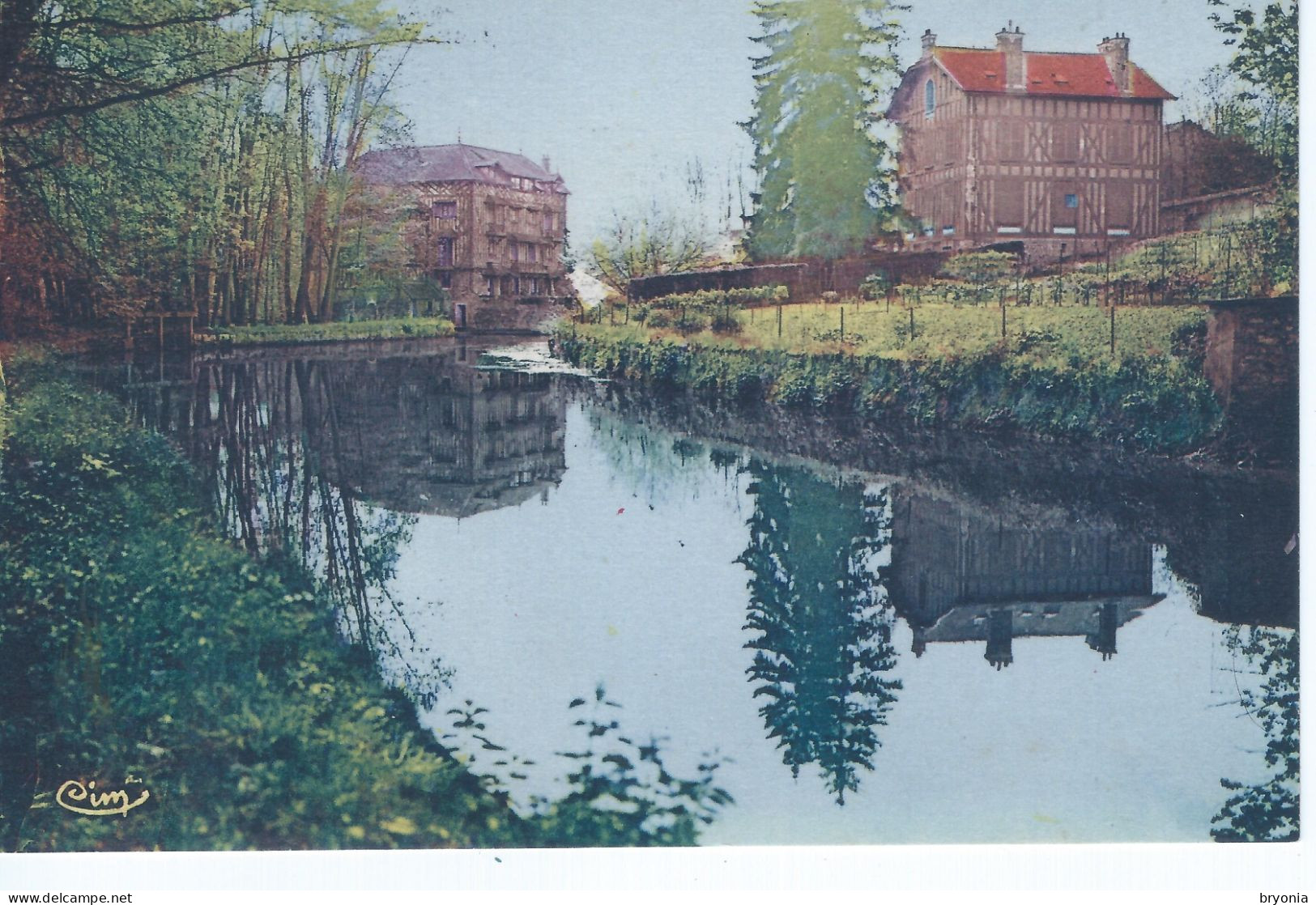 CPA - 94 - PERIGNY - L'Yerres Au Moulin Neuf  - 1910 Env. TBE - - Perigny