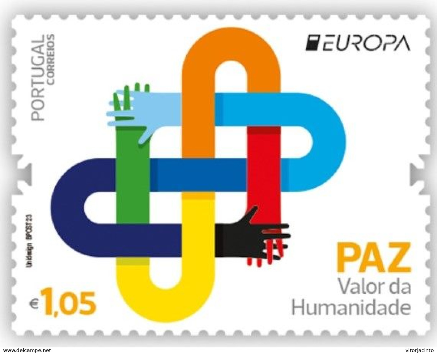 PORTUGAL - EUROPA 2023 - Peace: The Highest Value Of Humanity (stamp + Souvenir Sheet) - Date Of Issue: 2023-05-09 - 2023