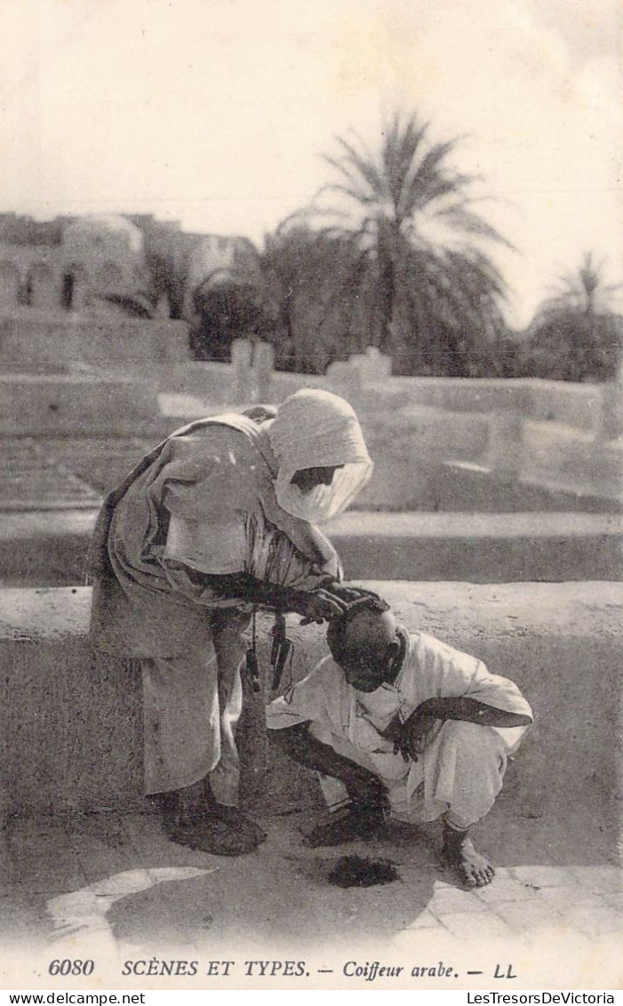 ALGERIE - Scènes Et Types - Coiffeur Arabe - Carte Postale Ancienne - Scenes