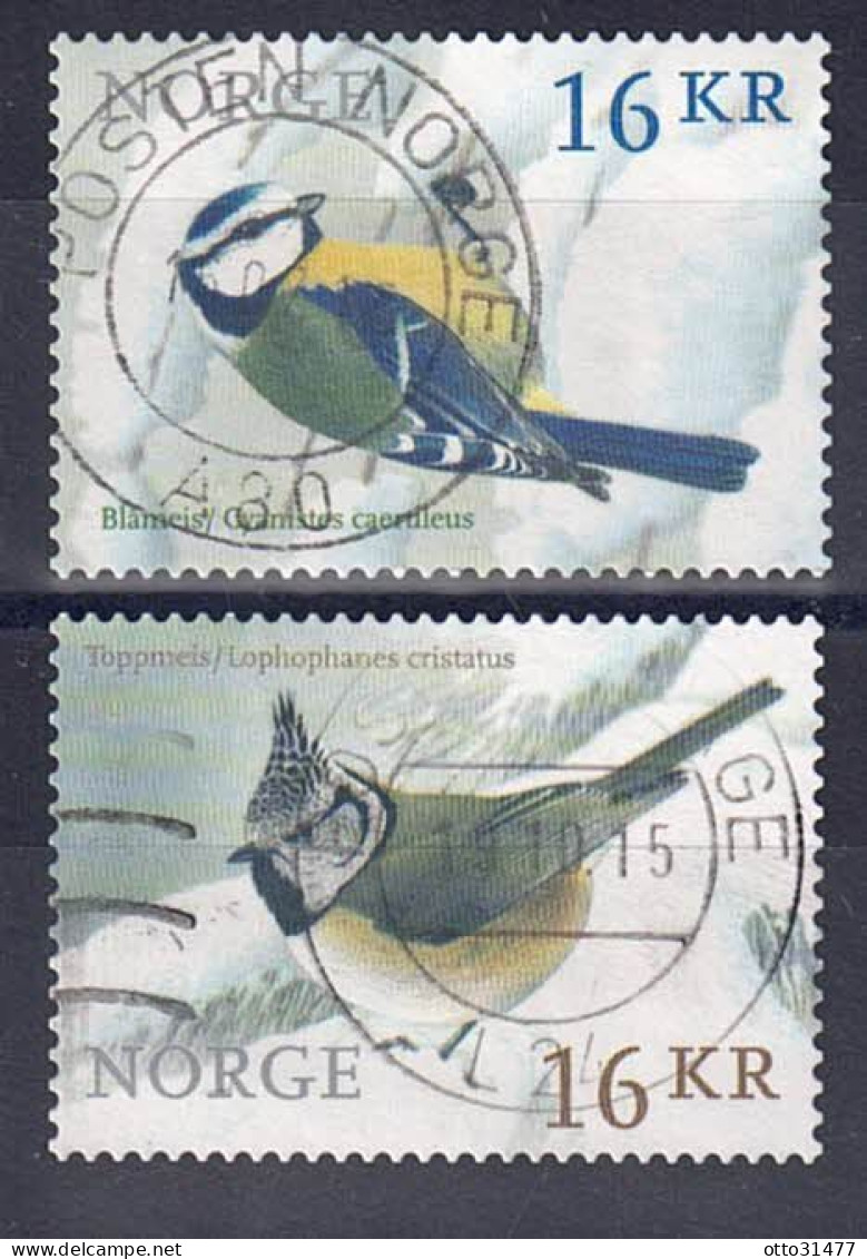 Norwegen 2015 - Vögel, Nr. 1870 - 1871, Gestempelt / Used - Oblitérés