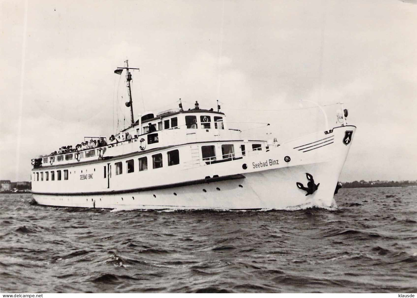 Weisse Flotte Stralsund MS "Seebad Binz" Gel.1961 - Wolgast