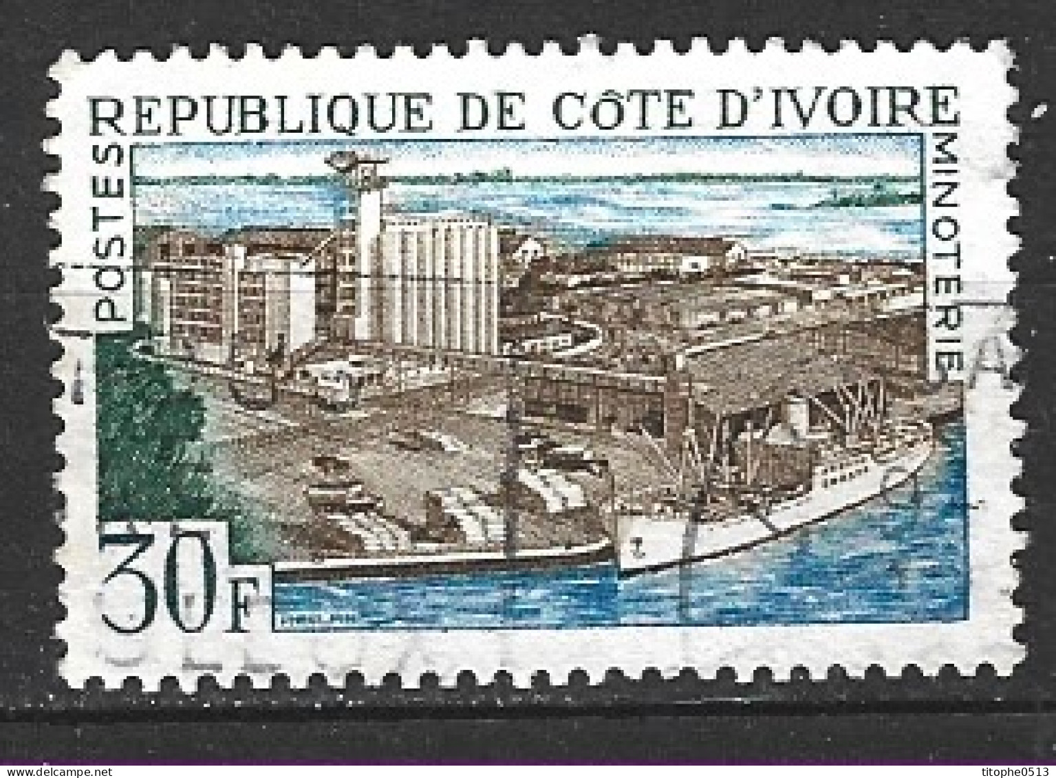 COTE D'IVOIRE. N°273 Oblitéré De 1968. Minoterie. - Alimentation