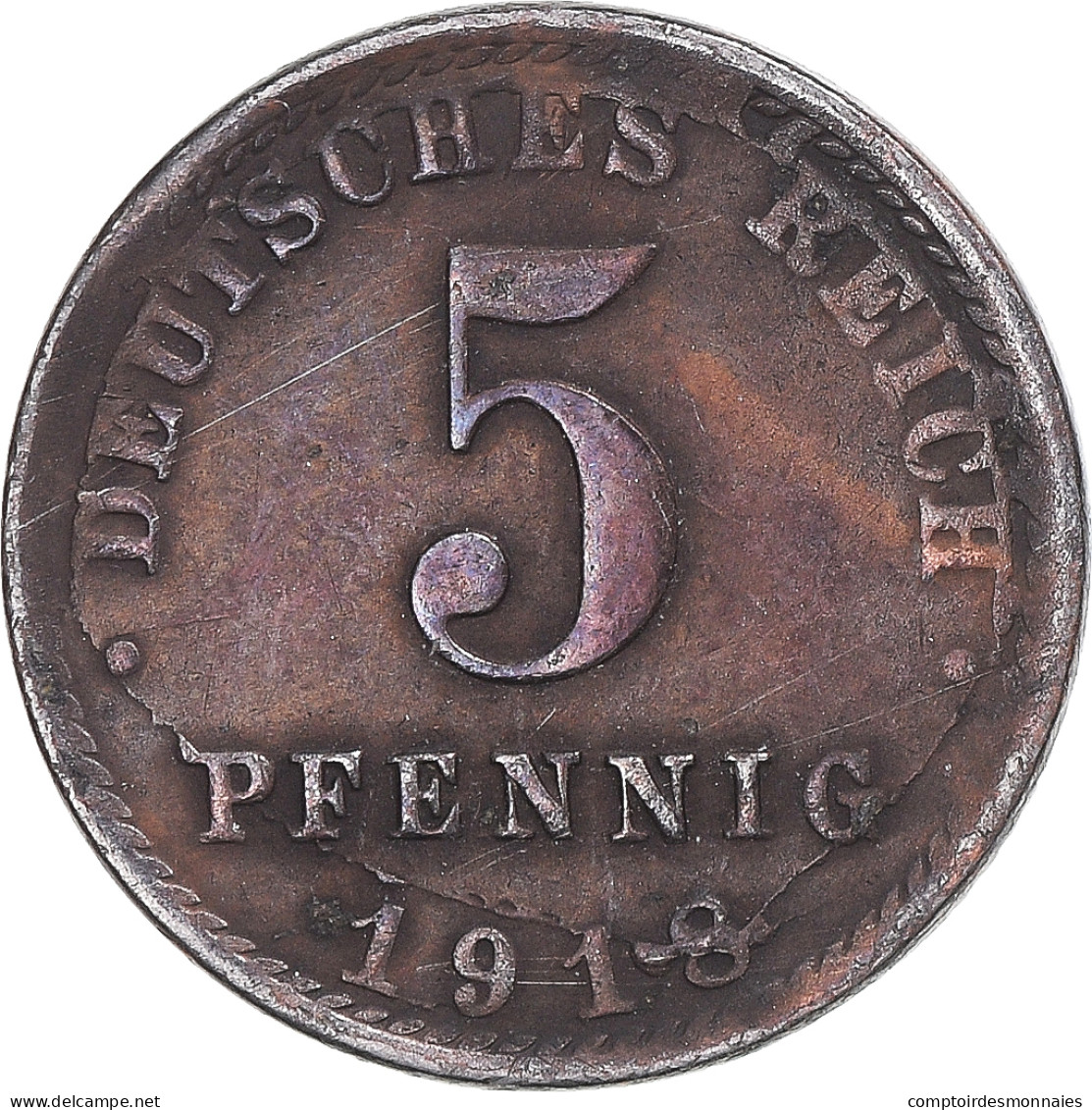 Monnaie, Allemagne, 5 Pfennig, 1918 - 5 Pfennig