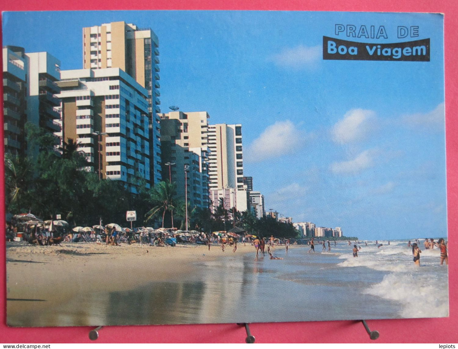 Visuel Très Peu Courant - Brésil - Recife - Pernambuco - Praia De Boa Viagem - Joli Timbre - R/verso - Recife
