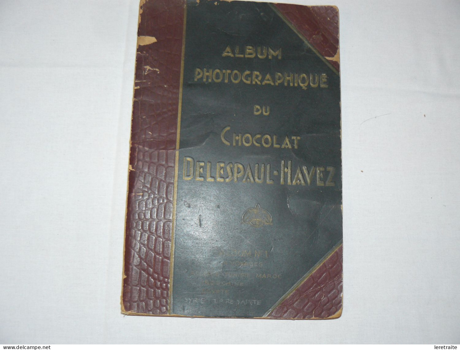 Album N°1  Photographique Du Chocolat Delespaul Havez. - Schokolade