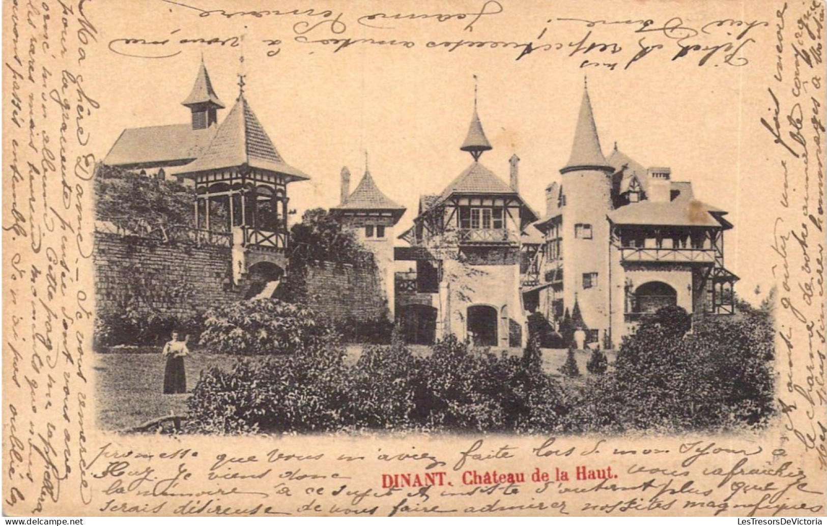 BELGIQUE - Dinant - Château De La Haut - Carte Postale Ancienne - Dinant