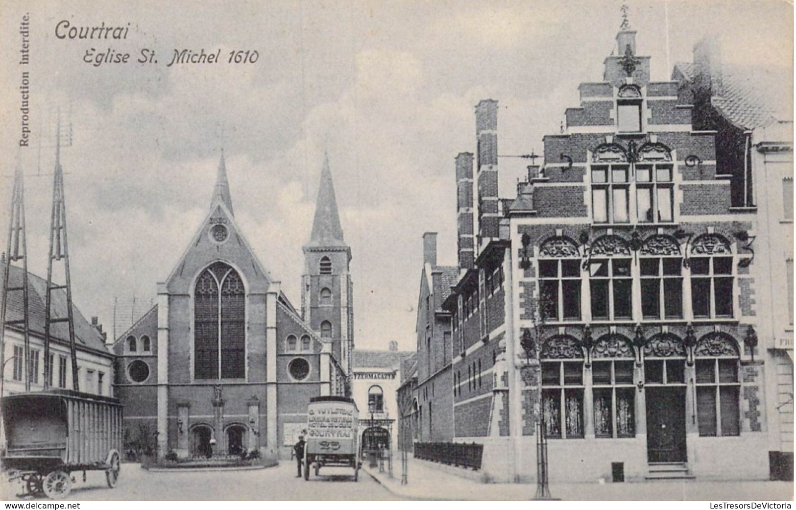 BELGIQUE - Courtrai - Eglise St. Michel 1610 - Carte Postale Ancienne - Andere & Zonder Classificatie