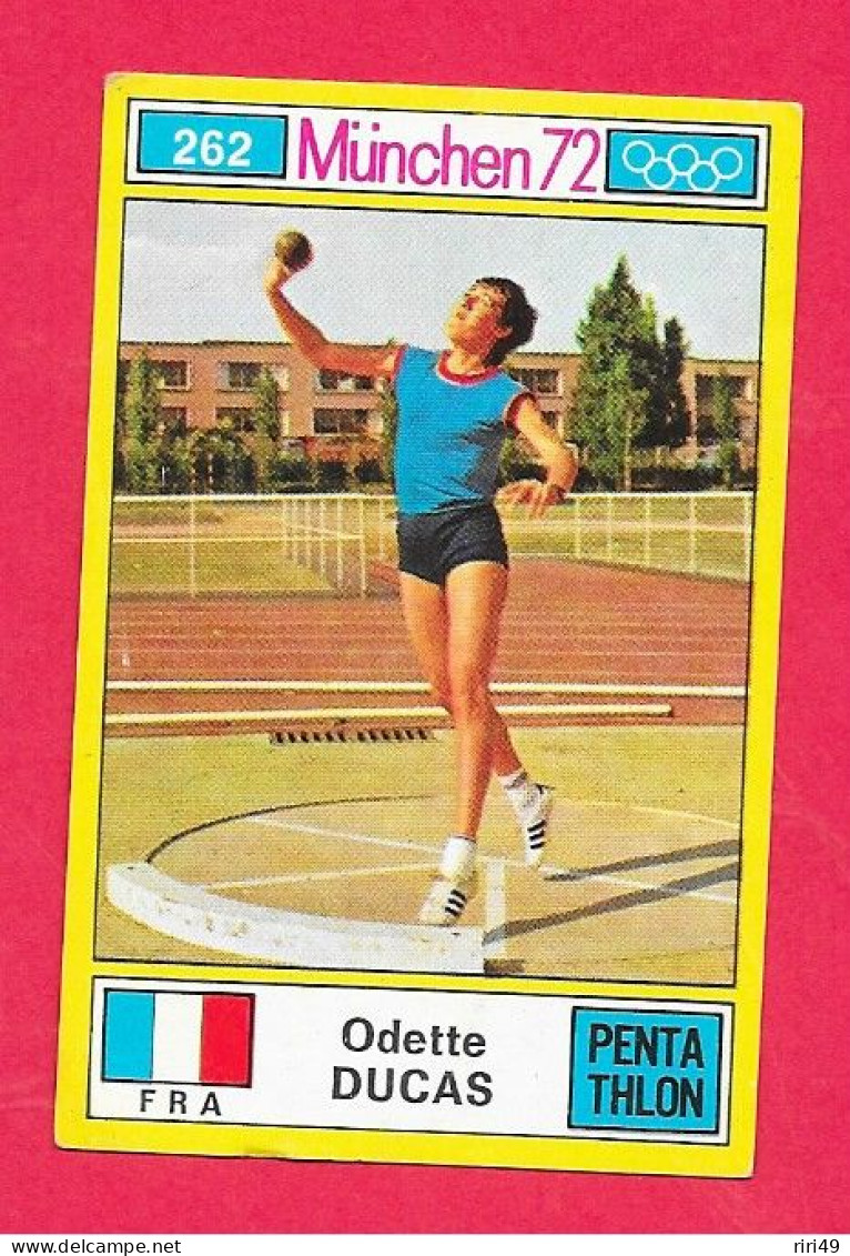 Panini Image, Munchen 72, Jeux Olympiques, XX, N°262 FRANCE DUCAS, Munich - Tarjetas