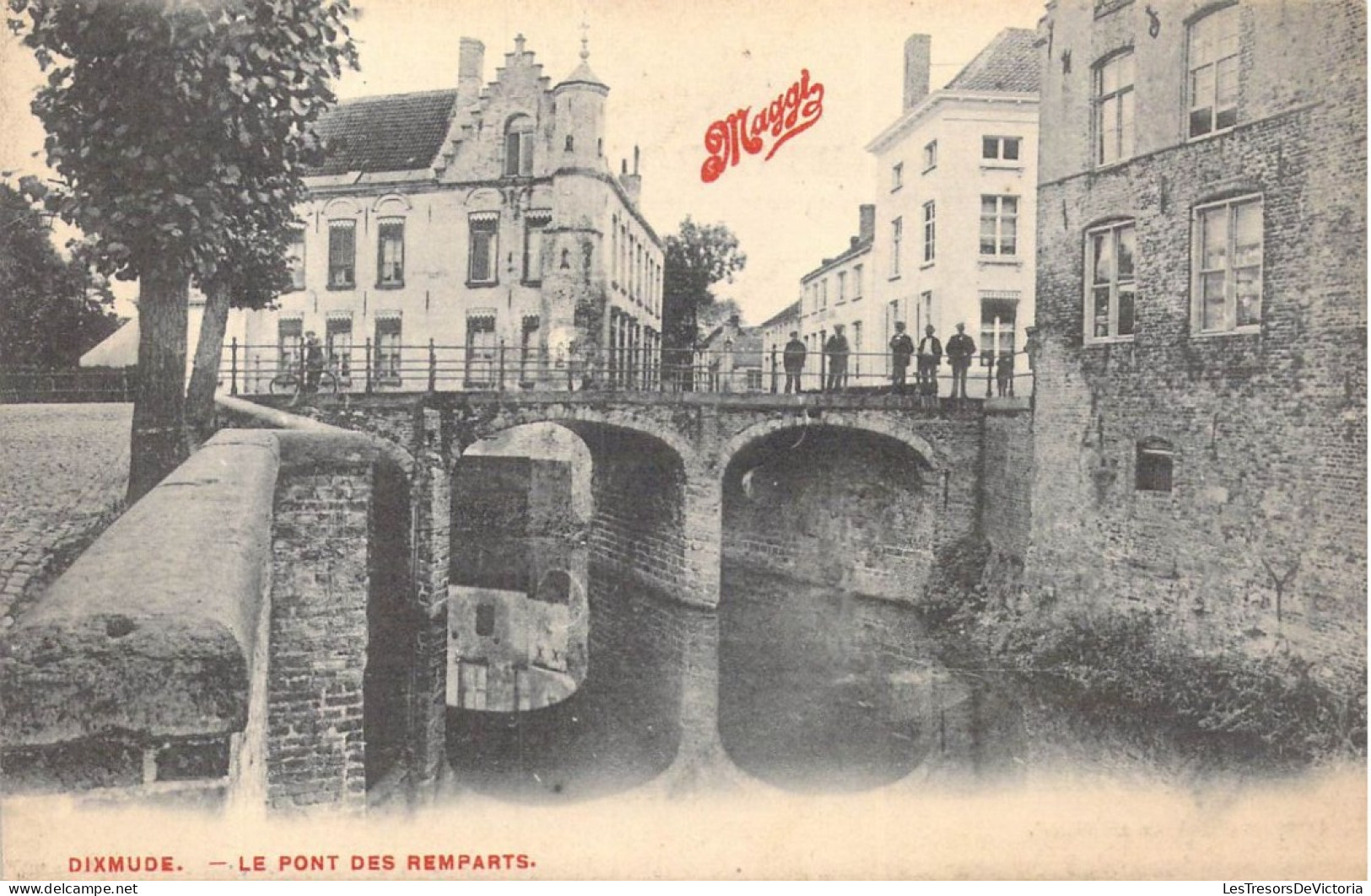 BELGIQUE - Dixmude - Le Pont Des Remparts - Carte Postale Ancienne - Diksmuide