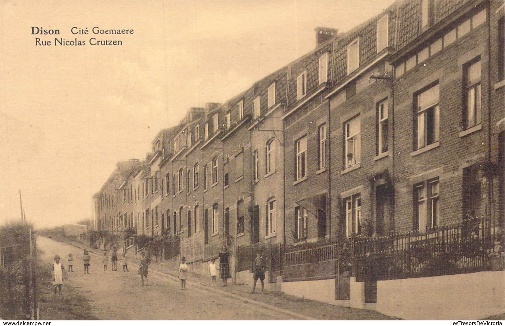 BELGIQUE - Dison - Cité Goemaere - Rue Nicolas Crutzen - Carte Postale Ancienne - Dison