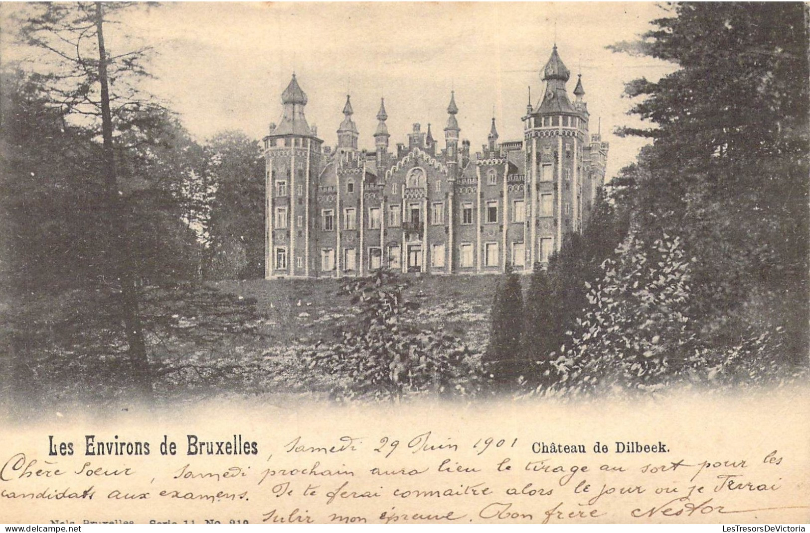 BELGIQUE - Les Environs De Bruxelles - Château De Dilbeek - Carte Postale Ancienne - Dison