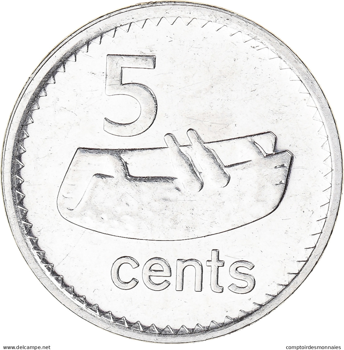 Monnaie, Fidji, 5 Cents, 2010 - Fidschi