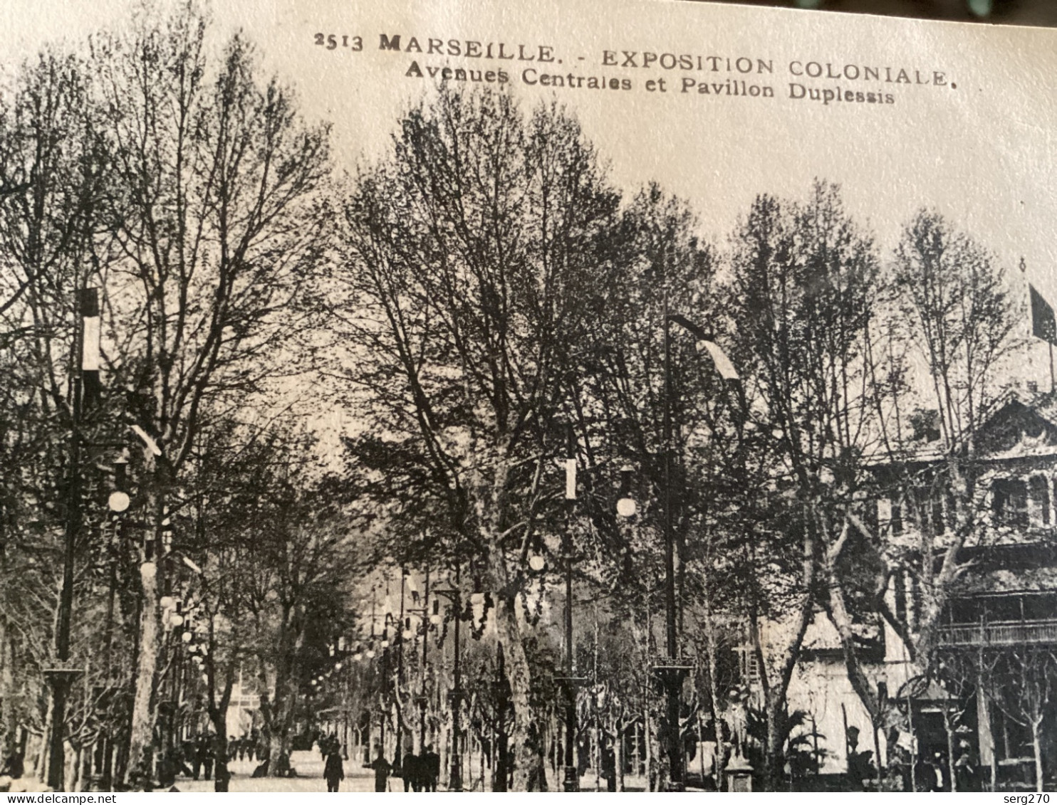 Marseille, Exposition, Coloniale, Avenue Pavillon - Exposición Internacional De Electricidad 1908 Y Otras