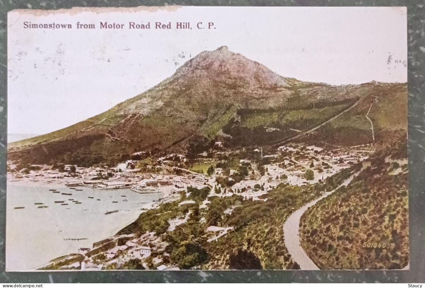 CAPE TOWN 1927 SIMONTOWN MOTOR ROAD RED HILL, C P To ENGLAND Picture Card PSB As Per Scan - Poste Aérienne