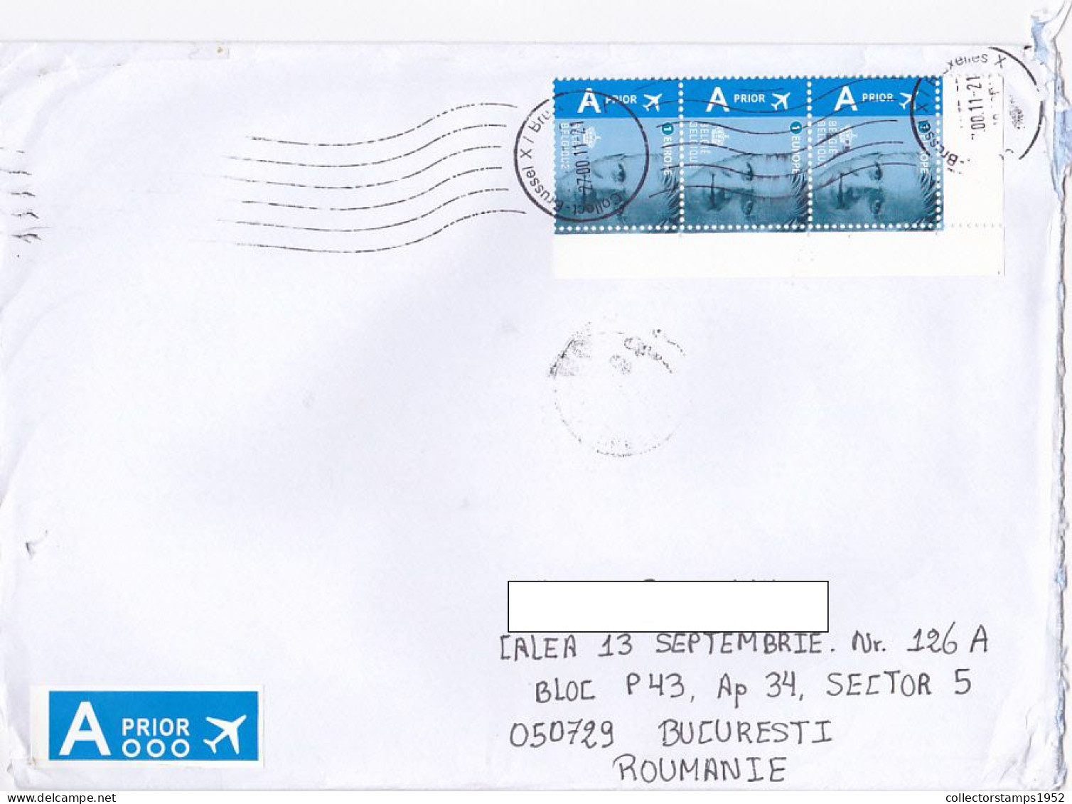 KING PHILIPPE, FINE STAMPS ON COVER, 2011, BELGIUM - Briefe U. Dokumente